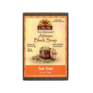 AFRICAN BLK SOAP TEA TREE 5oz