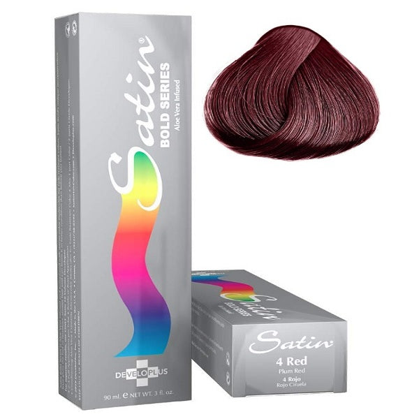 SATIN BOLD HAIR COLOR 4 RED