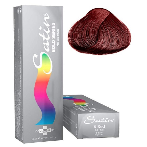 SATIN BOLD HAIR COLOR 6 RED