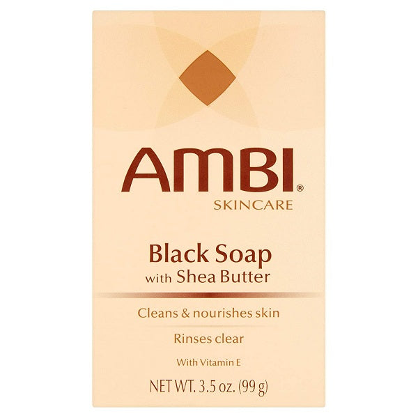 AMBI BLACK SOAP W SHEA 3.5OZ