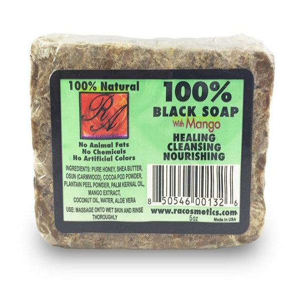 BLACK SOAP W/ MANGO 5 OZ