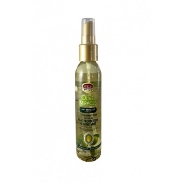 African Pride Olive Miracle Heat Protection & Shine Mist 4 oz