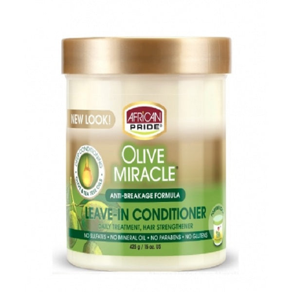 African Pride Olive Miracle Leave In Conditioner 15 oz