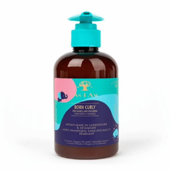 As I Am Born Curly Argan Leave-In Conditioner 8 oz DISC