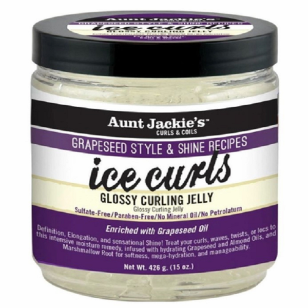 Aunt Jackie's Grapeseed Collection Ice Curls Glossy Curling Jelly 15 oz