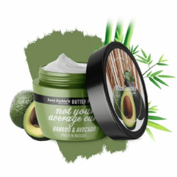 Aunt Jackie's Not Your Average Curls Bamboo & Avocado Protein Masque 8 oz