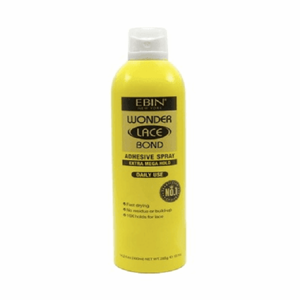Ebin New York Wonder Lace Bond Adhesive Spray Extra Mega Hold 10.1 oz