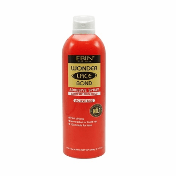 Ebin New York Wonder Lace Bond Adhesive Spray Extreme Firm Hold 10.1 oz