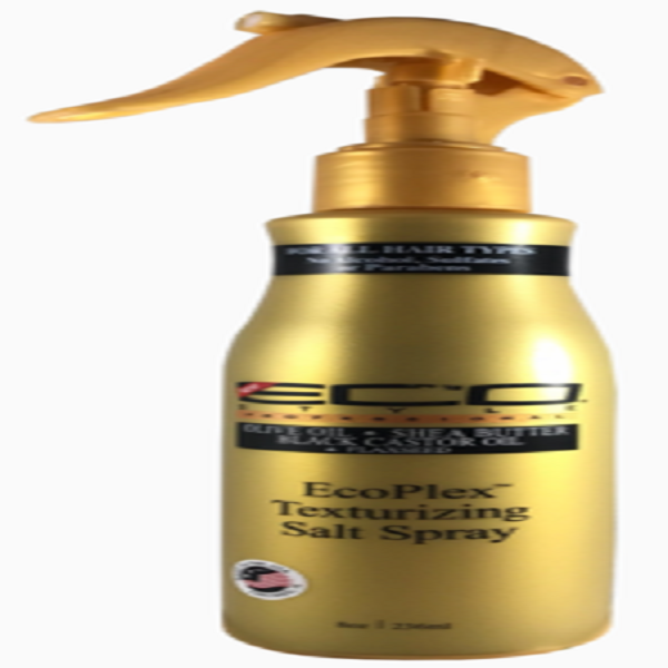 Eco Style Olive Oil & Shea Butter Black Castor Oil & Flaxseed EcoPlex Texturizing Salt Spray 8 oz