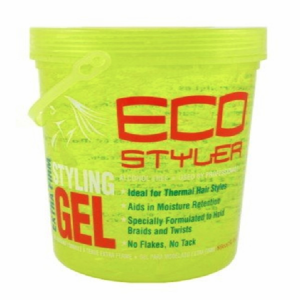 Eco Style Yellow X-Firm Styling Gel 80 oz