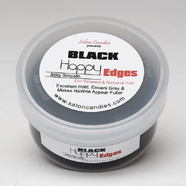 HAPPY EDGE GEL BLACK 2 OZ