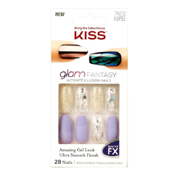 KISS Glam Fantasy Nail Kit 28Pcs