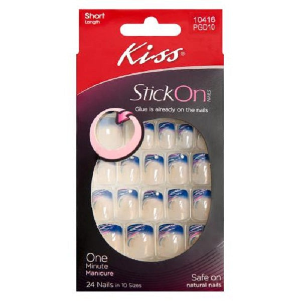 KISS Stick On 24 Nail Kit
