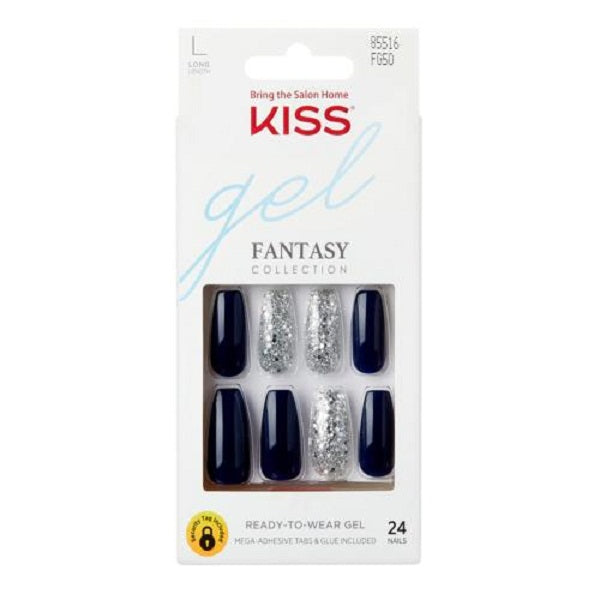 Kiss Gel Fantasy Nail Kit 24 Nails