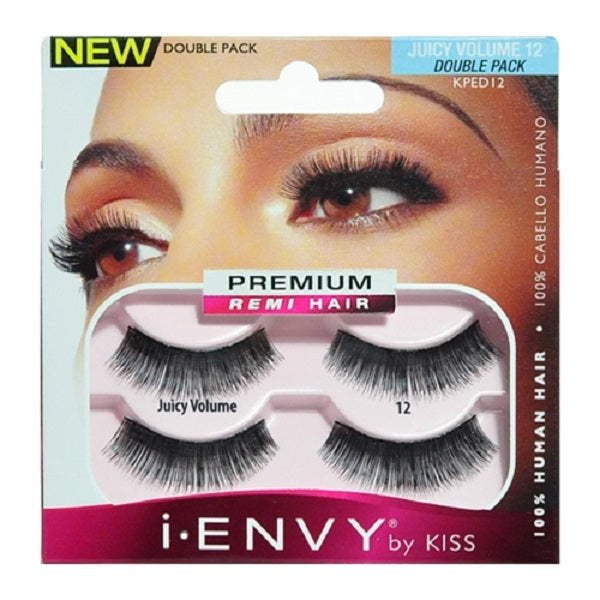 Kiss Premium Remi Hair Eyelashes Double Pack