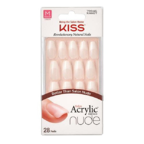 Kiss Salon Acrylic Nude 28 Nails