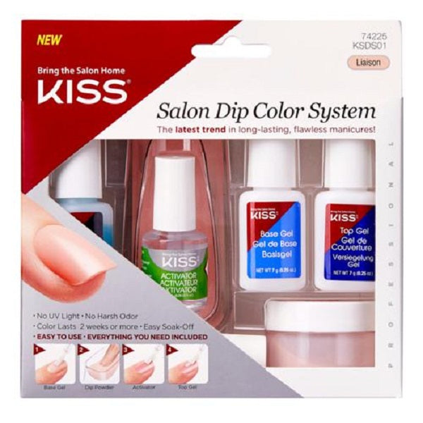Kiss Salon Dip Color System Kit