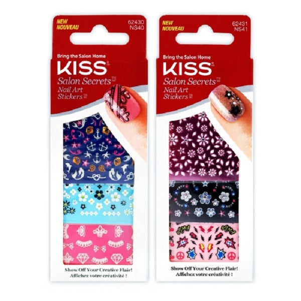 Kiss Salon Secrets Nail Art Stickers