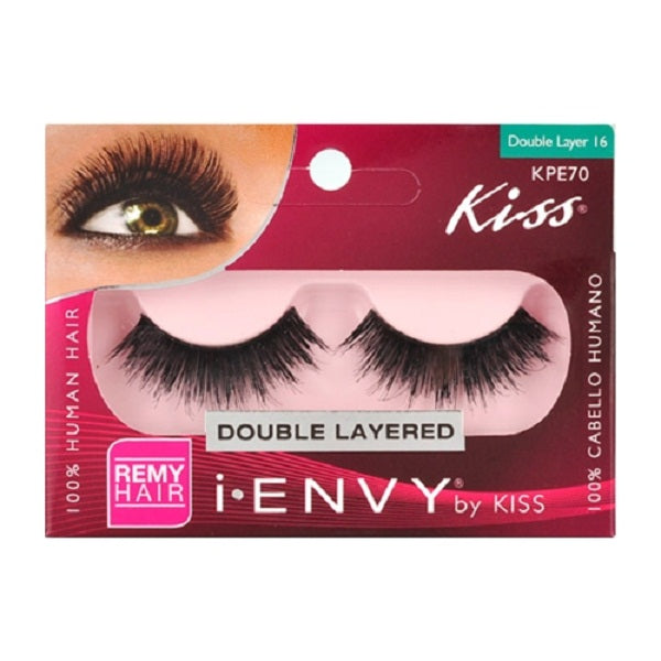 Kiss i-ENVY Double Layered Human Hair Eyelashes