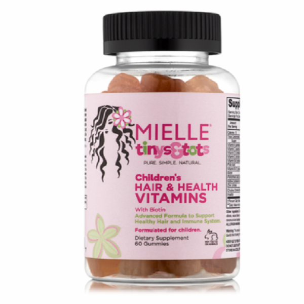 Mielle Organics Children's Hair & Health Formula Vitamins 60 Gummies