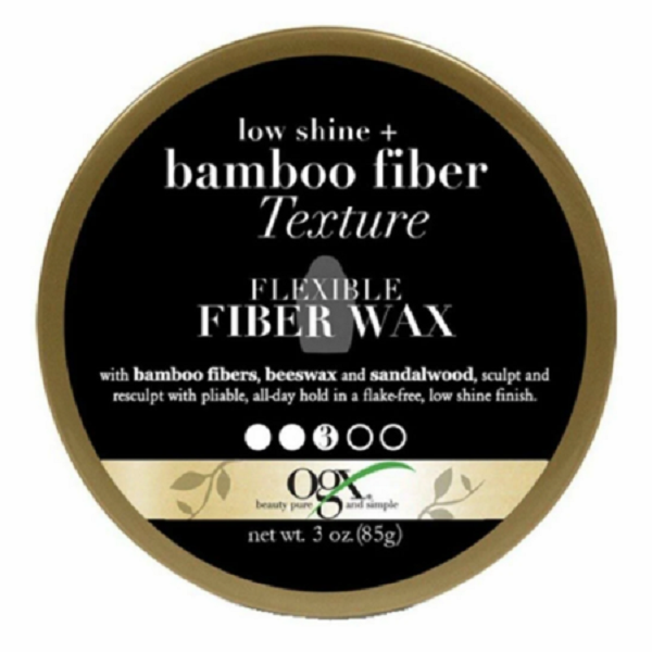 OGX Bamboo Fiber Texture Flexible Fiber Wax 3 oz DISC