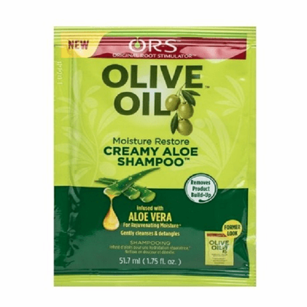Organic Root Stimulator Olive Oil Creamy Aloe Shampoo - 1.75 oz packet