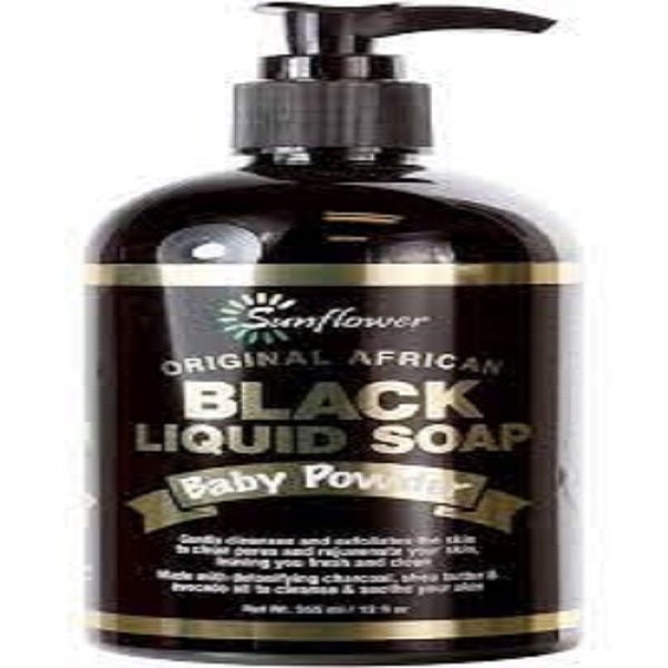 SUNFLOWER LIQUID BLACK SOAP 12