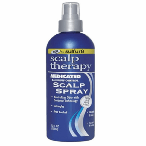 Sulfur 8 Medicated Dandruff Control Scalp Spray 12 oz