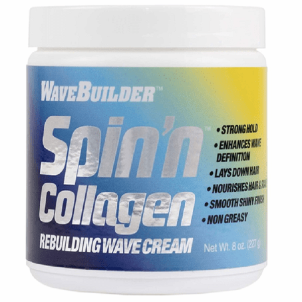 WaveBuilder Spin'n Collagen Rebuilding Wave Cream 8 oz