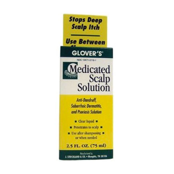 GLOVERS MEDICATED SCALP SOLUTION 2 OZ