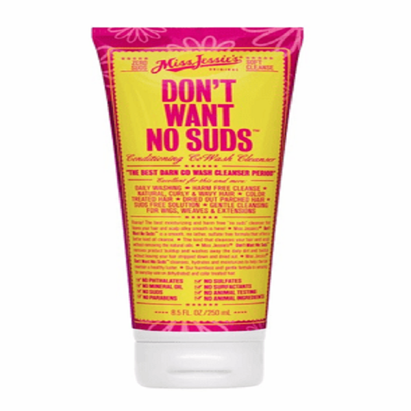 Miss Jessie's Don't Want No Suds Conditioning Go Wash Cleanser 8.5 oz
