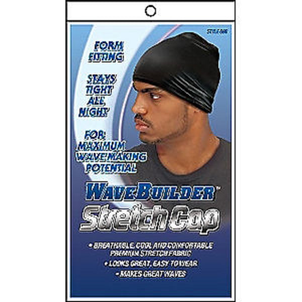 WaveBuilder Stretch Cap Black 698